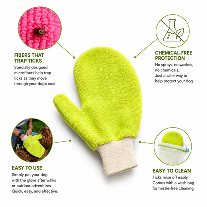 TickSwipe™ | Tick Removal Glove